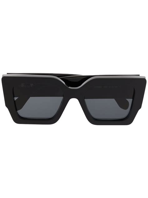 catalina square-frame sunglasses|Catalina Sunglasses in black .